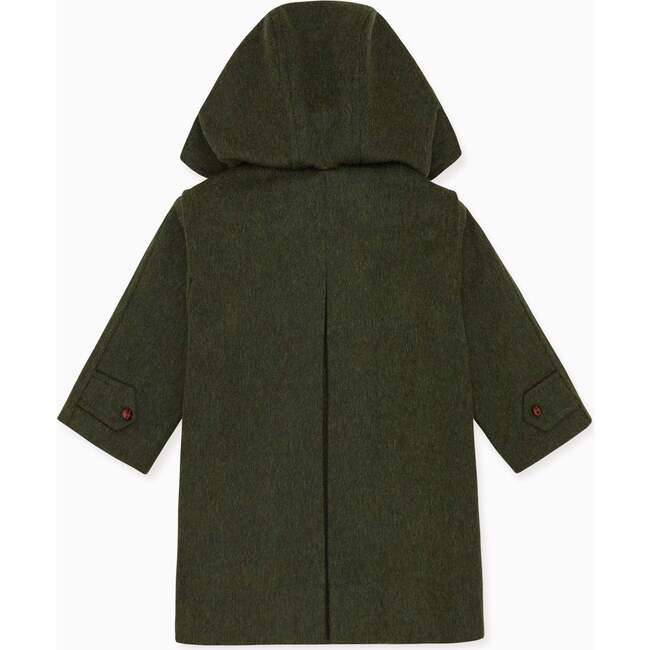 Loden Coat, Green - Coats - 3