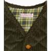 Caza Sleeveless Jacket, Dark Green - Jackets - 5