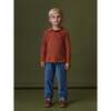 Braulio Long Sleeve Polo Shirt, Terracotta - Polo Shirts - 3