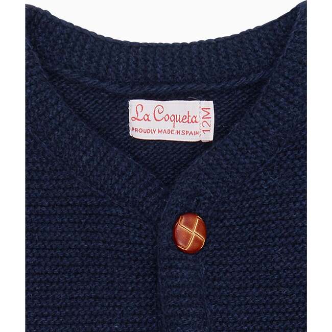 Baby Zas Cardigan, Navy - Cardigans - 5
