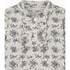 Ania Shirt, Grey Floral - Shirts - 4