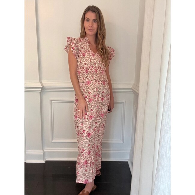 Arabella Maxi, Pink Ditsy - Dresses - 2