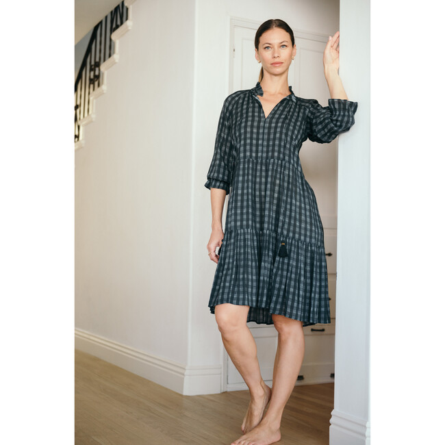 Women's Sienna Midi, Gingham - Dresses - 4