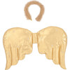 Gold Quilted Angel Wings & Crown - Costumes - 1 - thumbnail