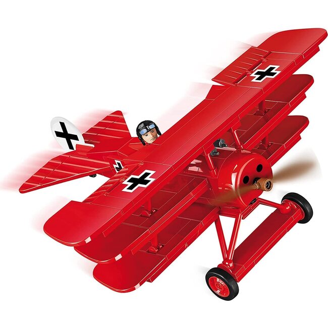Historical Collection: The Great War Fokker DR.1 "Red Baron" Plane (167 Pieces)