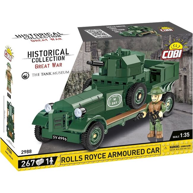 Historical Collection Rolls Royce 1920 Pattern MK I Vehicle (267 Pieces) - STEM Toys - 3