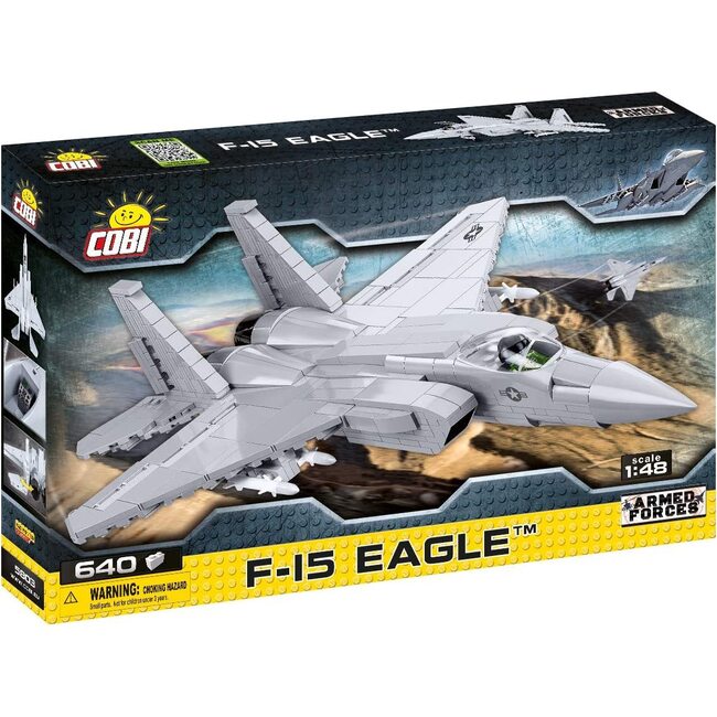Armed Forces F-16 Fighting Falcon Aircraft (640 PIeces) - STEM Toys - 3