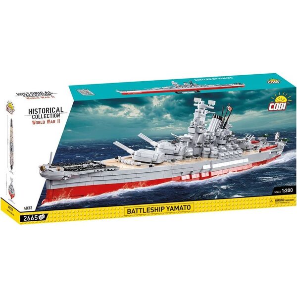 Historical Collection Battleship Yamato EXECUTIVE EDITION (2665 Pieces) -  COBI Building Toys | Maisonette