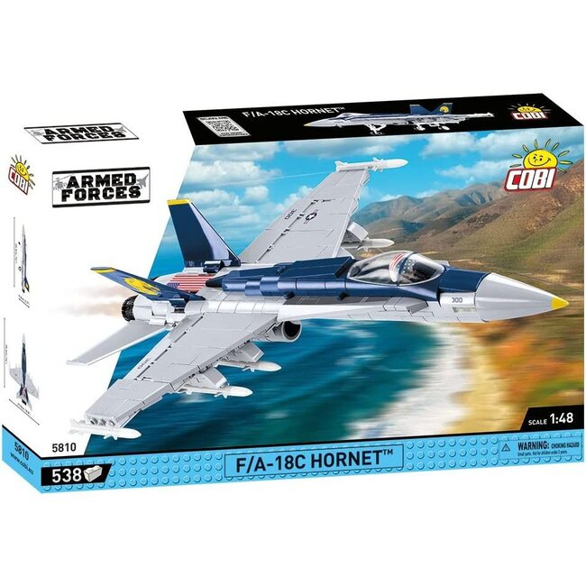 Armed Forces F/A-18C Hornet U.S. Plane (538 Pieces) - STEM Toys - 3