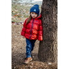 Puffer Jacket, Red - Coats - 2