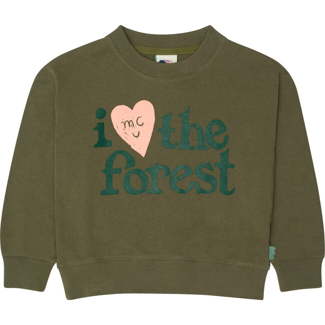 I Love The Forest Sweatshirt, Green