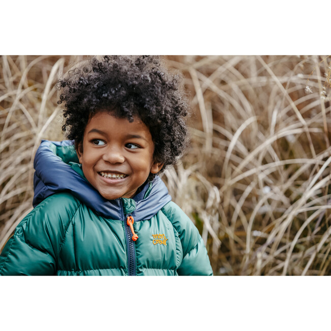 Puffer Jacket, Green - Coats - 4