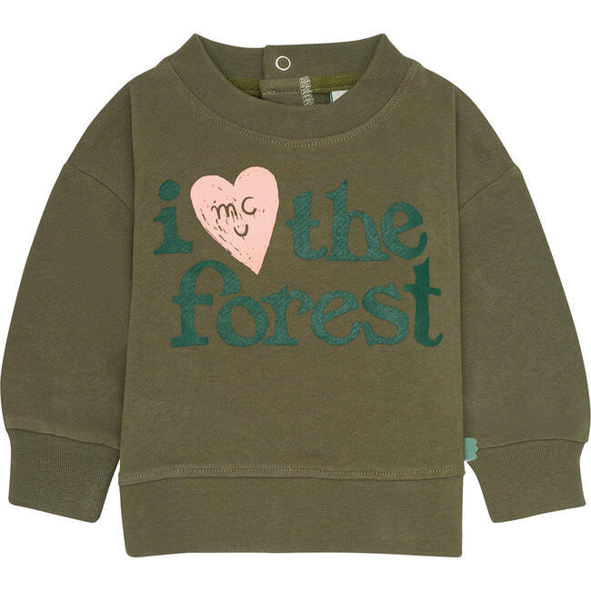 Baby I Love The Forest Sweatshirt, Green