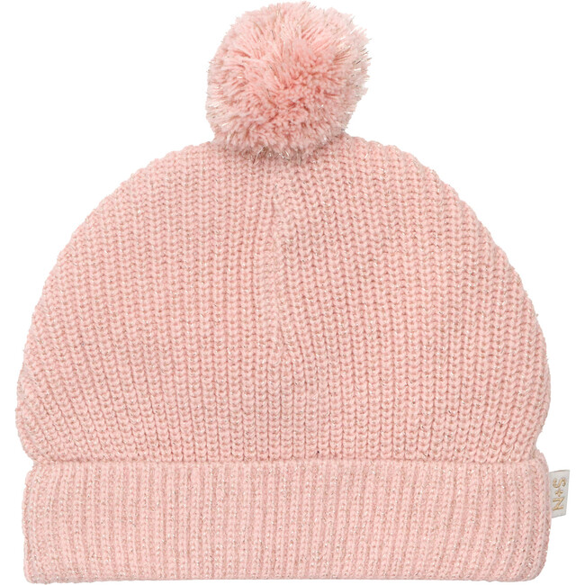Taylor Winter Pom Hat, Silver Pink