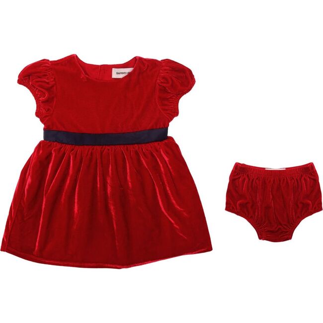 Annabel Dress Set, Crimson