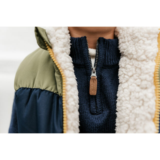 Hunter Reversible Vest, Black Iris (Navy) - Vests - 4