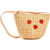 Kids Strawberry Bag, Natural - Bags - 1 - thumbnail