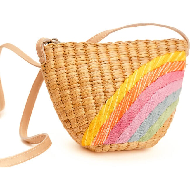 Rainbowbrite Handwoven Tote, Pastel - Bags - 3