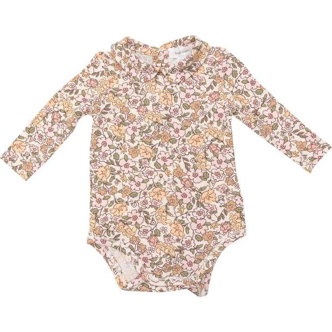 Good Day Bodysuit with Peter Pan Collar, Multicolors