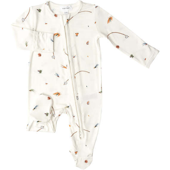 Fly Fishing 2-Way Zipper Footie, Multicolors - Angel Dear Rompers ...