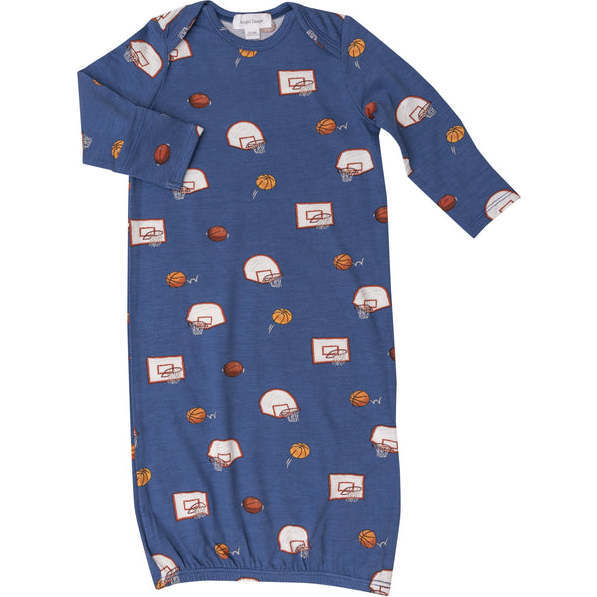 Basketball Lap Shoulder Gown, Blue