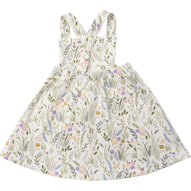 Riverbank Floral Overall Dress, Multicolors