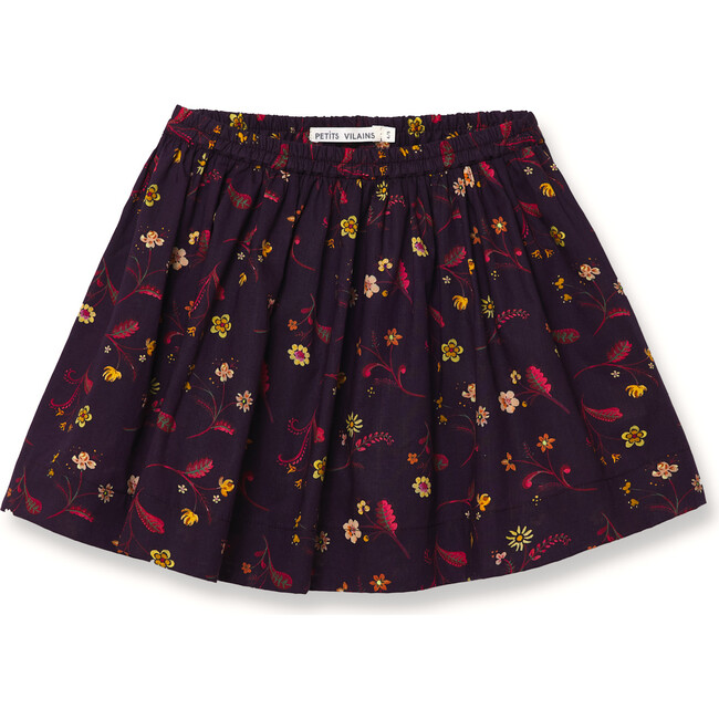 Josephine Mini Skirt, Swedish Meadow Plum