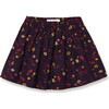 Josephine Mini Skirt, Swedish Meadow Plum - Skirts - 1 - thumbnail