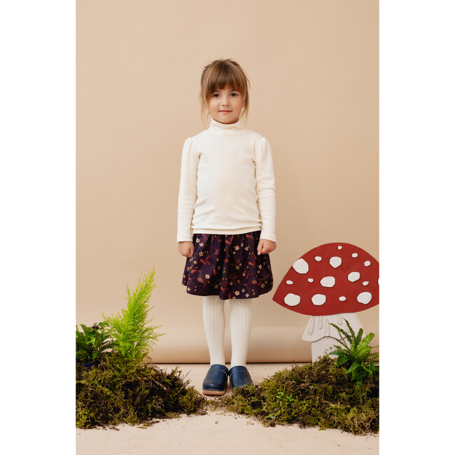 Josephine Mini Skirt, Swedish Meadow Plum - Skirts - 3
