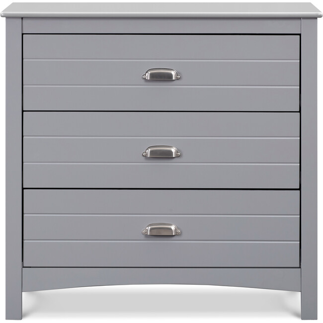 Nolan 3-Drawer Dresser, Grey