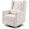 Everly Recliner and Swivel Glider, Cream Eco-Weave - Nursery Chairs - 1 - thumbnail