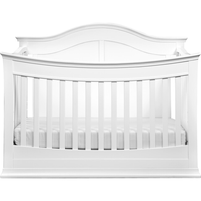 Meadow 4-in-1 Convertible Crib, White - Cribs - 1
