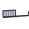 Toddler Bed Conversion Kit, Navy - Cribs - 3 - thumbnail