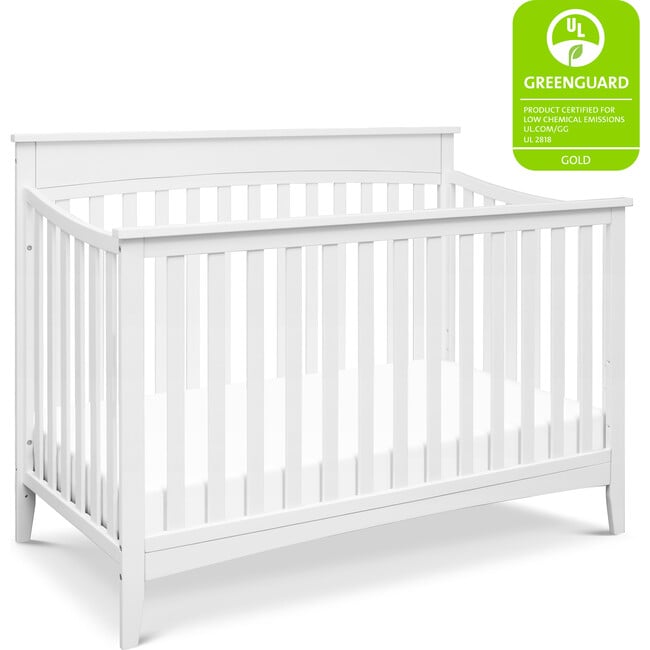 Grove 4-in-1 Convertible Crib, White - Cribs - 6