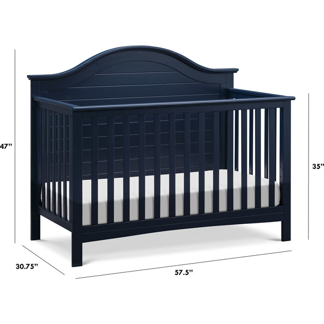 Nolan 4-in-1 Convertible Crib, Navy - Cribs - 5