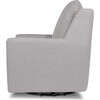 Nova Pillowback Swivel Glider, Misty Grey - Nursery Chairs - 4
