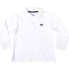 Long Sleeve Carter Polo, Wickford White - Polo Shirts - 1 - thumbnail