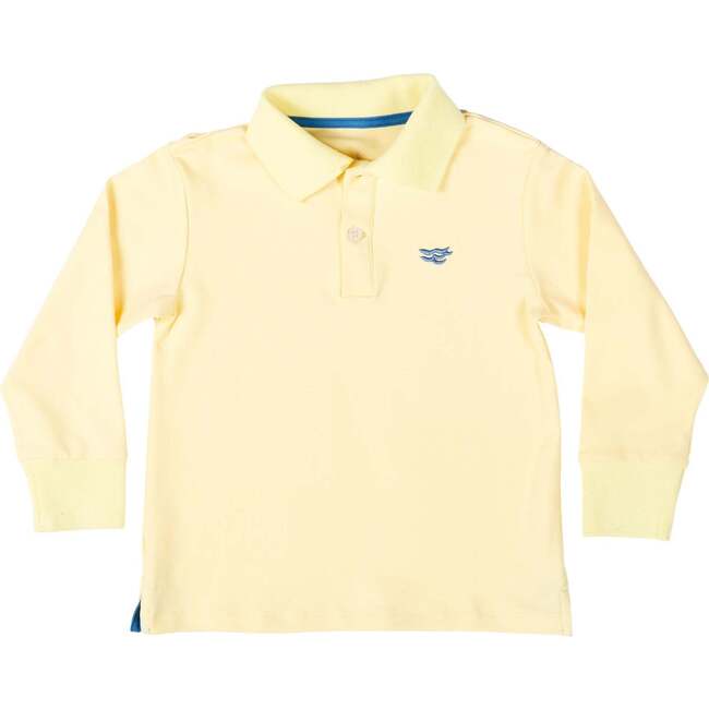 Long Sleeve Carter Polo, Sea Island Sunshine - Polo Shirts - 1