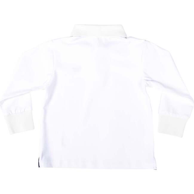 Long Sleeve Carter Polo, Wickford White - Polo Shirts - 2