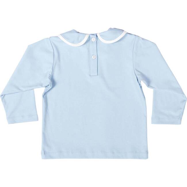 Long Sleeve Teddy Peter Pan, Bay Tree Blue - Shirts - 2