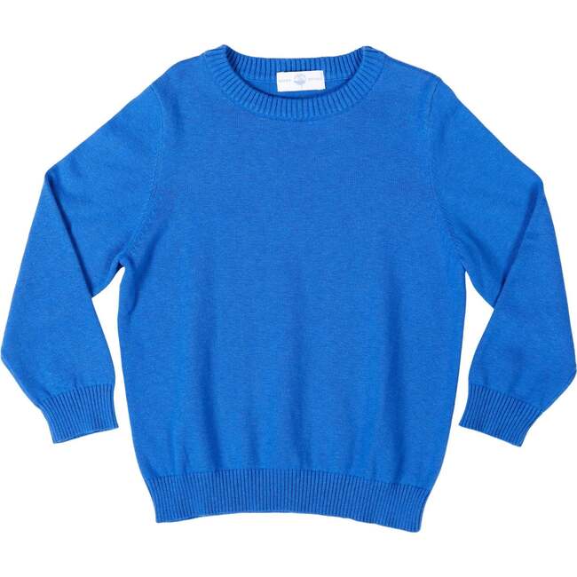 Christopher Crewneck Sweater, Boathouse Blue