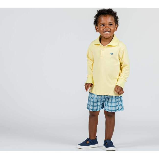 Long Sleeve Carter Polo, Sea Island Sunshine - Polo Shirts - 3