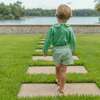 Long Sleeve Teddy Peter Pan, Golden Isles Green - Shirts - 3