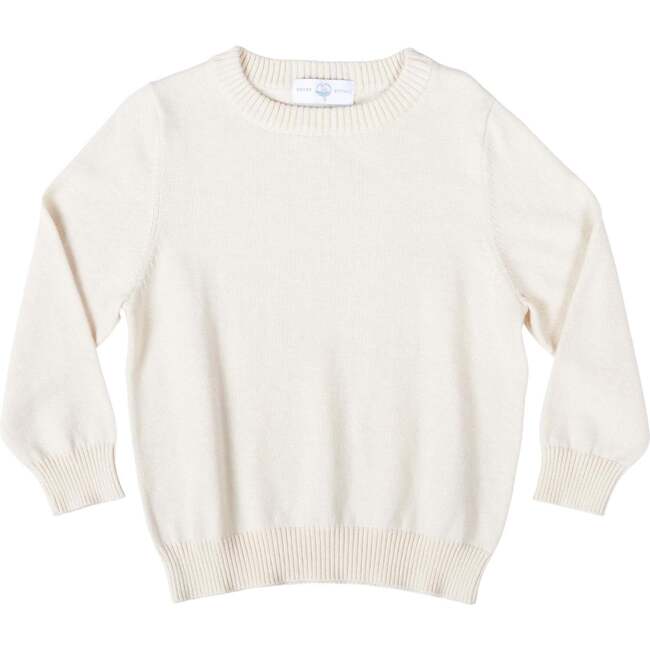 Christopher Crewneck Sweater, 8th Street Ivory - Sweaters - 1