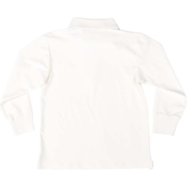 Long Sleeve Carter Polo, 8th Street Ivory - Polo Shirts - 3