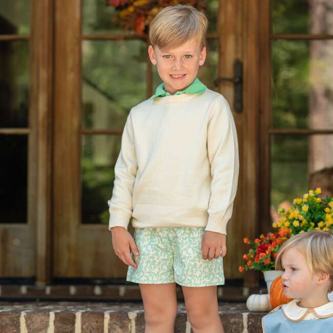Liam Shorts, Golden Isles Green Leaves