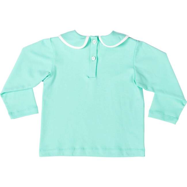 Long Sleeve Teddy Peter Pan, Golden Isles Green - Shirts - 4