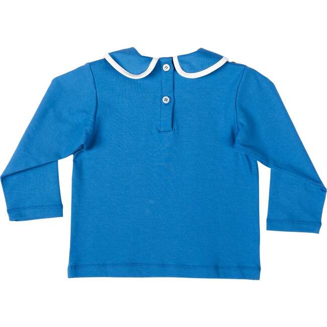 Long Sleeve Teddy Peter Pan, Boathouse Blue - Shirts - 5