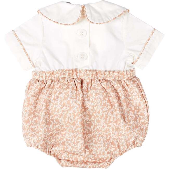 Short Sleeve Beau Bubble, Clubhouse Camel Leaves - Rompers - 4