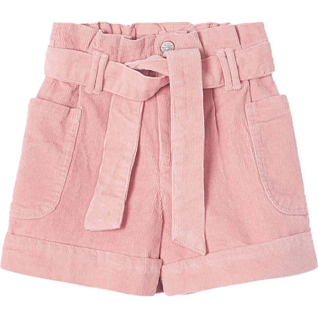 Rose Corduroy Shorts, Pink